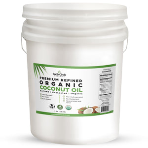 Coconut Oil | Organic | Kosher | Refined - 5 Gallon