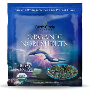 Nori Seaweed Sheets | Organic | Kosher | Grade "A" Rating - 10 Sheets