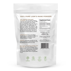 Lions Mane Powder, Non GMO | Improves Mental Clarity, Mood and Focus - 8oz