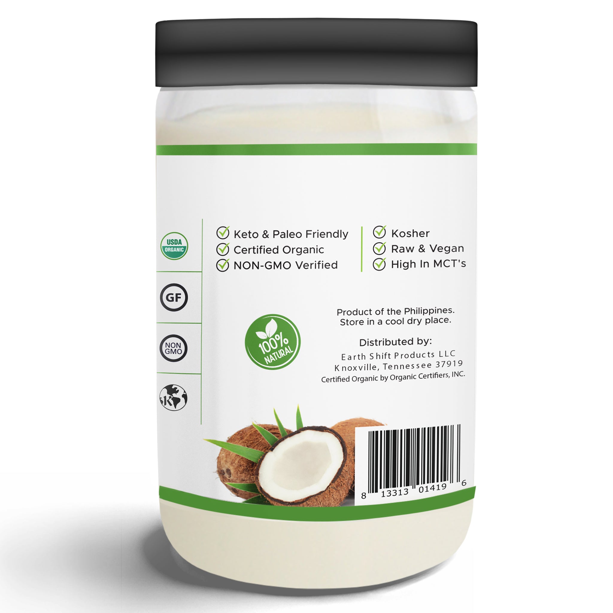 Health Paradise Organic Virgin Coconut Oil (Cold Pressed) 500ml